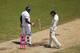 SYDNEY, AUSTRALIA - JANUARY 05: Michael Carberry of England has his bat broken by a delivery from Ryan Harris of Australia during day three of the Fifth Ashes Test match between Australia and England at Sydney Cricket Ground on January 5, 2014 in Sydney,