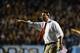 Oct 17, 2013; Chapel Hill, NC, USA; Miami Hurricanes head coach Al Golden reacts on the sidelines in the third quarter. The Miami Hurricanes defeated the North Carolina Tar Heels 27-23 at Kenan Memorial Stadium. Mandatory Credit: Bob Donnan-USA TODAY Spor