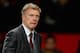 MANCHESTER, ENGLAND - JANUARY 01: Manchester United Manager David Moyes reacts at the end of the Barclays Premier League match between Manchester United and Tottenham Hotspur at Old Trafford on January 1, 2014 in Manchester, England. (Photo by Michael R