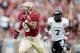 TALLAHASSEE, FL - NOVEMBER 23: Devonta Freeman #8 of the Florida State Seminoles runs to score a long touchdown against the Idaho Vandals during the first half at Doak Campbell Stadium on November 23, 2013 in Tallahassee, Florida. (Photo by Jeff Gammons/G