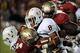 Johnson kept Miami close against Florida State, but a fractured ankle during the third quarter ended his season.