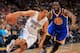 DENVER, CO - APRIL 30: Andre Miller #24 of the Denver Nuggets controls the ball against Draymond Green #23 of the Golden State Warriors during Game Five of the Western Conference Quarterfinals of the 2013 NBA Playoffs at the Pepsi Center on April 30, 201