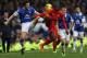 LIVERPOOL, ENGLAND - NOVEMBER 23: Gareth Barry of Everton competes with Victor Moses of Liverpool during the Barclays Premier League match between Everton and Liverpool at Goodison Park on November 23, 2013 in Liverpool, England. (Photo by Clive Brunski