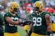 The Packers haven't gotten much from Perry, left, or Worthy.