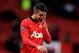MANCHESTER, ENGLAND - DECEMBER 07: A dejected Robin van Persie of Manchester United walks off the pitch following his team's 1-0 defeat during the Barclays Premier League match between Manchester United and Newcastle United at Old Trafford on December 7,
