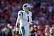 SAN FRANCISCO, CA - NOVEMBER 10: Cam Newton #1 of the Carolina Panthers in action during their game against the San Francisco 49ers at Candlestick Park on November 10, 2013 in San Francisco, California. (Photo by Ezra Shaw/Getty Images)