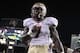 September 29, 2012; Tampa, FL, USA; Florida State Seminoles linebacker Christian Jones (7) reacts after he scored a touchdown on a fumble against the South Florida Bulls during the second half at Raymond James Stadium. Florida State Seminoles defeated the
