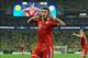 May 25, 2013; London, UNITED KINGDOM; Bayern Munich player Mario Mandzukic (9) celebrates after scoring a goal against Borussia Dortmund during the Champions League final at Wembley Stadium. Mandatory Credit: Tim Groothuis/Witters Sport via USA TODAY Spor