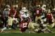 PASADENA, CA - JANUARY 06: Wide receiver Marcus Davis #80 of the Auburn Tigers is tackled by defensive back Jalen Ramsey #13 of the Florida State Seminoles during the 2014 Vizio BCS National Championship Game at the Rose Bowl on January 6, 2014 in Pasade