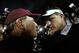 Auburn head coach Gus Malzahn (right) and Florida State head coach Jimbo Fisher