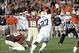 Jan 6, 2014; Pasadena, CA, USA; Florida State Seminoles kicker Roberto Aguayo (19) kicks for a point after during the second half of the 2014 BCS National Championship game against the Auburn Tigers at the Rose Bowl. Mandatory Credit: Richard Mackson-USA