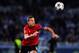 SAN SEBASTIAN, SPAIN - NOVEMBER 05: Nemanja Vidic of Manchester United clears the ball during the UEFA Champions League Group A match between Real Sociedad de Futbol and Manchester United at Estadio Anoeta on November 5, 2013 in San Sebastian, Spain. (P
