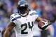 EAST RUTHERFORD, NJ - DECEMBER 15: Marshawn Lynch #24 of the Seattle Seahawks carries the ball in the third quarter against the New York Giants at MetLife Stadium on December 15, 2013 in East Rutherford, New Jersey.The Seattle Seahawks defeated the New Yo