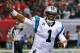 ATLANTA, GA - DECEMBER 29: Cam Newton #1 of the Carolina Panthers celebrates a touchdown against the Atlanta Falcons at Georgia Dome on December 29, 2013 in Atlanta, Georgia. (Photo by Kevin C. Cox/Getty Images)