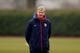 ST ALBANS, ENGLAND - DECEMBER 10: Arsenal manager Arsene Wenger during an Arsenal training session ahead of their UEFA Champions League group F match against Napoli at London Colney on December 10, 2013 in St Albans, England. (Photo by Scott Heavey/Gett