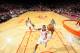 HOUSTON, TX - DECEMBER 26: Dwight Howard #12 of the Houston Rockets shoots against the Memphis Grizzlies on December 26, 2013 at the Toyota Center in Houston, Texas. NOTE TO USER: User expressly acknowledges and agrees that, by downloading and or using t