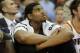 Dec 10, 2013; Cleveland, OH, USA; Cleveland Cavaliers center Andrew Bynum sits on the bench during a game against the New York Knicks at Quicken Loans Arena. Cleveland won 109-94. Mandatory Credit: David Richard-USA TODAY Sports