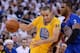 OAKLAND, CA - DECEMBER 25: Stephen Curry #30 of the Golden State Warriors drives on Chris Paul #3 of the Los Angeles Clippers during the third quarter at ORACLE Arena on December 25, 2013 in Oakland, California. NOTE TO USER: User expressly acknowledges