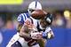 INDIANAPOLIS, IN - DECEMBER 15: Andre Johnson #80 Houston Texans drops a pass while defended by Vontae Davis #23 of the Indianapolis Colts during the NFL game at Lucas Oil Stadium on December 15, 2013 in Indianapolis, Indiana. (Photo by Andy Lyons/Gett