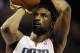 Oct 17, 2013; Charlotte, NC, USA; Charlotte Bobcats guard Ben Gordon (8) shoots a foul shot during the pre season game against the Philadelphia 76ers at Time Warner Cable Arena. Bobcats win 110-84. Mandatory Credit: Sam Sharpe-USA TODAY Sports