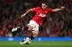 MANCHESTER, ENGLAND - SEPTEMBER 25: Javier Hernandez of Manchester United in action during the Capital One Cup Third Round match betwen Manchester United and Liverpool at Old Trafford on September 25, 2013 in Manchester, England. (Photo by Julian Finney