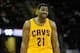 Dec 7, 2013; Cleveland, OH, USA; Cleveland Cavaliers center Andrew Bynum (21) during a game against the Los Angeles Clippers at Quicken Loans Arena. Cleveland won 88-82. Mandatory Credit: David Richard-USA TODAY Sports