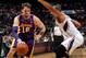 ATLANTA, GA - DECEMBER 16: Pau Gasol #16 of the Los Angeles Lakers drives against Al Horford #15 of the Atlanta Hawks at Philips Arena on December 16, 2013 in Atlanta, Georgia. NOTE TO USER: User expressly acknowledges and agrees that, by downloading an