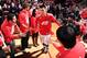 HOUSTON, TX - JANUARY 3: Jeremy Lin #7 of the Houston Rockets is announced before the game against the New York Knicks on January 3, 2014 at the Toyota Center in Houston, Texas. NOTE TO USER: User expressly acknowledges and agrees that, by downloading an