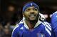 Dec 23, 2013; Cleveland, OH, USA; Detroit Pistons small forward Josh Smith smiles after a 115-92 win over the Cleveland Cavaliers at Quicken Loans Arena. Mandatory Credit: David Richard-USA TODAY Sports
