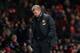 MANCHESTER, ENGLAND - JANUARY 05: Manchester United Manager David Moyes reacts during the FA Cup with Budweiser Third round match between Manchester United and Swansea City at Old Trafford on January 5, 2014 in Manchester, England. (Photo by Alex Livese