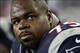Sep 12, 2013; Foxborough, MA, USA; New England Patriots defensive tackle Vince Wilfork (75) during the fourth quarter against the New York Jets at Gillette Stadium. The New England Patriots won 13-10. Mandatory Credit: Greg M. Cooper-USA TODAY Sports