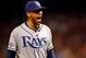 BOSTON, MA - OCTOBER 05: David Price #14 of the Tampa Bay Rays reacts against the Boston Red Sox during Game Two of the American League Division Series at Fenway Park on October 5, 2013 in Boston, Massachusetts. (Photo by Jared Wickerham/Getty Images)