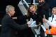 NEWCASTLE UPON TYNE, ENGLAND - DECEMBER 29: Arsene Wenger, manager of Arsenal signs an autograph prior to the Barclays Premier League match between Newcastle United and Arsenal at St James' Park on December 29, 2013 in Newcastle upon Tyne, England. (Pho