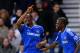 DERBY, ENGLAND - JANUARY 05: John Obi Mikel of Chelsea celebrates scoring the opening goal during the Budweiser FA Cup Third Round match between Derby County and Chelsea at iPro Stadium on January 5, 2014 in Derby, England. (Photo by Michael Regan/Getty