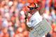CLEMSON, SC - SEPTEMBER 7: Offensive Coordinator Chad Morris of the Clemson Tigers during the game at Memorial Stadium on September 7, 2013 in Clemson, South Carolina. (Photo by Tyler Smith/Getty Images)