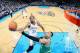 OKLAHOMA CITY, OK - JANUARY 5: Kevin Durant #35 of the Oklahoma City Thunder drives to the basket against the Boston Celtics on January 5, 2014 at the Chesapeake Energy Arena in Oklahoma City, Oklahoma. NOTE TO USER: User expressly acknowledges and agree