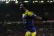 MANCHESTER, ENGLAND - JANUARY 05: Wilfried Bony of Swansea City celebrates scoring his team's second goal during the FA Cup with Budweiser Third round match between Manchester United and Swansea City at Old Trafford on January 5, 2014 in Manchester, Engl