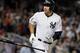 Sep 20, 2013; Bronx, NY, USA; New York Yankees designated hitter Alex Rodriguez (13) hits a grand slam home run against the San Francisco Giants during the seventh inning of a game at Yankee Stadium. Mandatory Credit: Brad Penner-USA TODAY Sports