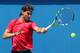 MELBOURNE, AUSTRALIA - JANUARY 09: Rafael Nadal of Spain hits a forehand during a practice session ahead of the 2014 Australian Open at Melbourne Park on January 9, 2014 in Melbourne, Australia. (Photo by Graham Denholm/Getty Images)