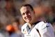OAKLAND, CA - DECEMBER 29: Peyton Manning #18 of the Denver Broncos stands on the sidelines during their victory over the Oakland Raiders at O.co Coliseum on December 29, 2013 in Oakland, California. (Photo by Ezra Shaw/Getty Images)