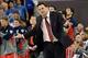Jan 9, 2014; Los Angeles, CA, USA; Arizona Wildcats head coach Sean Miller in the second half of the game against the UCLA Bruins at Pauley Pavilion. Arizona Wildcats won 79-75. Mandatory Credit: Jayne Kamin-Oncea-USA TODAY Sports