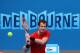 MELBOURNE, AUSTRALIA - JANUARY 06: Andy Murray of Great Britain hits a backhand during a practice session ahead of the 2014 Australian Open at Melbourne Park on January 6, 2014 in Melbourne, Australia. (Photo by Michael Dodge/Getty Images)