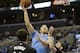 Dec 22, 2013; Los Angeles, CA, USA; Los Angeles Clippers power forward Blake Griffin (32) shoots between Minnesota Timberwolves center Nikola Pekovic (14) and Minnesota Timberwolves power forward Kevin Love (42) during the game at Staples Center. Mandator