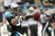 Dec 22, 2013; Charlotte, NC, USA; Carolina Panthers wide receiver Steve Smith (89) reacts after catching a pass during the first quarter against the New Orleans Saints at Bank of America Stadium. Mandatory Credit: Jeremy Brevard-USA TODAY Sports