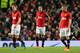 MANCHESTER, ENGLAND - JANUARY 05: Rio Ferdinand of Manchester United and his team-mates react after conceding the first goal during the FA Cup with Budweiser Third round match between Manchester United and Swansea City at Old Trafford on January 5, 2014