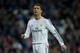 MADRID, SPAIN - JANUARY 09: Cristiano Ronaldo of Real Madrid CF looks on during the Copa del Rey Round of 8 first match between Real Madrid and CA Osasuna at Estadio Santiago Bernabeu on January 9, 2014 in Madrid, Spain. (Photo by Gonzalo Arroyo Moreno/G