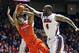 Chris Denson will need all his acrobatics against Harrison and the 'Cats.