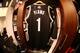 NEW YORK, NY - JANUARY 10: Mason Plumlee #1 of the Brooklyn Nets jersey hangs in his locker prior to a game at the Barclays Center on January 10, 2014 in the Brooklyn borough of New York City. NOTE TO USER: User expressly acknowledges and agrees that, b