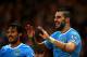 MANCHESTER, ENGLAND - JANUARY 08: Alvaro Negredo of Manchester City celebrates scoring his second goal with David Silva of Manchester City during the Capital One Cup Semi-Final first leg match between Manchester City and West Ham United at Etihad Stadium