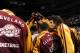 CLEVELAND, OH - OCTOBER 30: Anderson Varejao #17 of the Cleveland Cavaliers huddles with the team prior to the game against the Brooklyn Nets at The Quicken Loans Arena on October 30, 2013 in Cleveland, Ohio. NOTE TO USER: User expressly acknowledges and